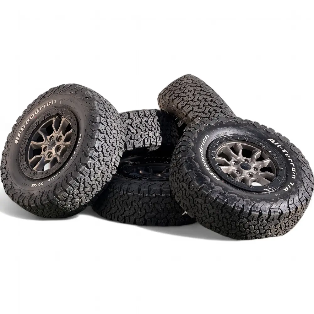 Jeep + BFGoodrich Jeep 5 Y-Spoke Powder Coat Bronze 17x7.5 Wheels 5x127 Rims with BFGoodrich All-Terrain T/A KO2 285/70R17 Tires Wheel & Tire Package - View 6