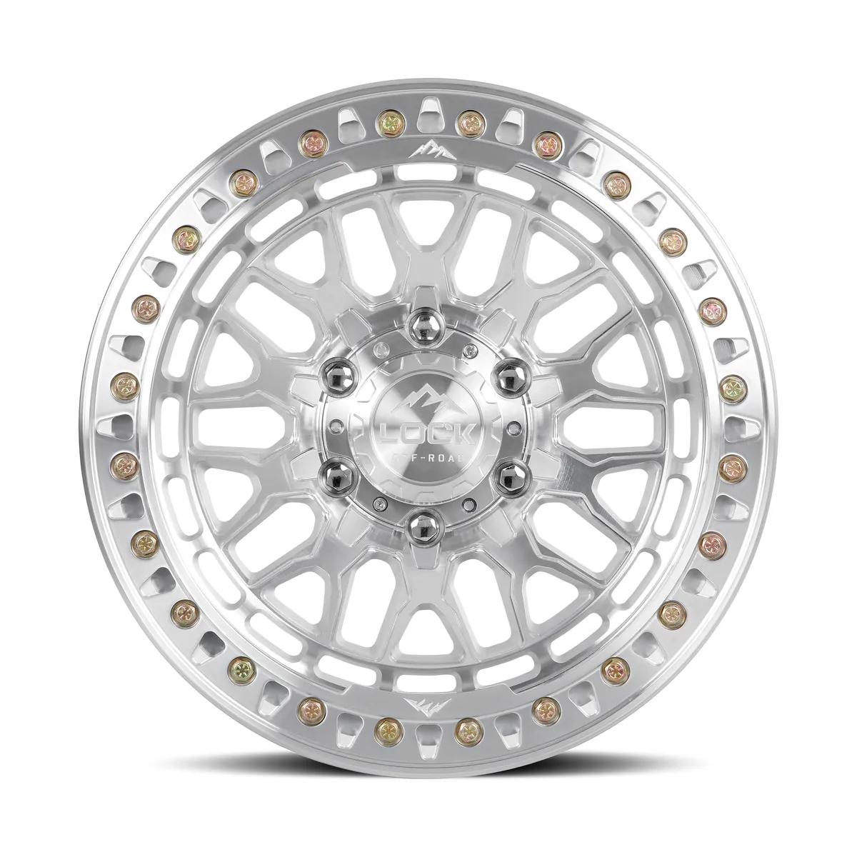 Lock Off-Road Invader Forged Beadlock Raw Machined Forged Wheel