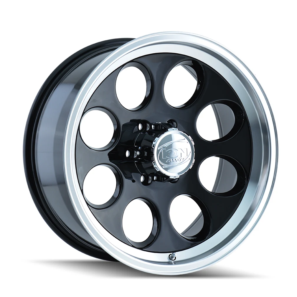 Ion Alloy 171 Gloss Black Machined Wheel Ion Alloy 171 Gloss Black Machined Wheel