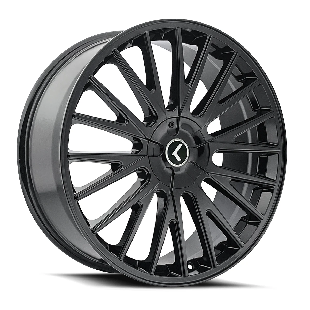 Kraze Double Down Gloss Black Wheel Kraze Double Down Gloss Black Wheel