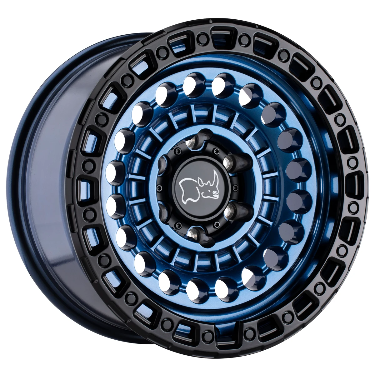 Black Rhino Hard Alloys SENTINEL COBALT BLUE W/ BLACK RING Wheel