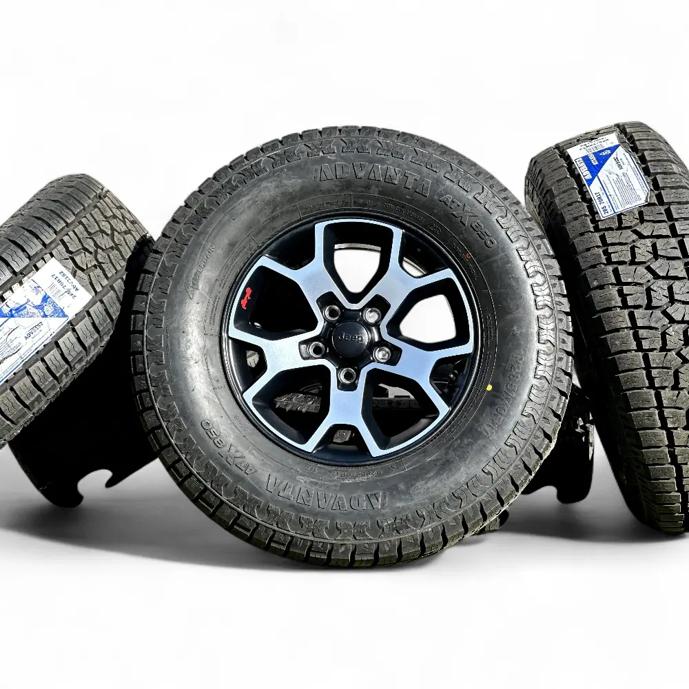 Jeep + Advanta Jeep 5 Y-Spoke Black Machined 17x7.5 Wheels 5x127 Rims with Advanta ATX-850 285/70R17 Tires Wheel & Tire Package - View 3
