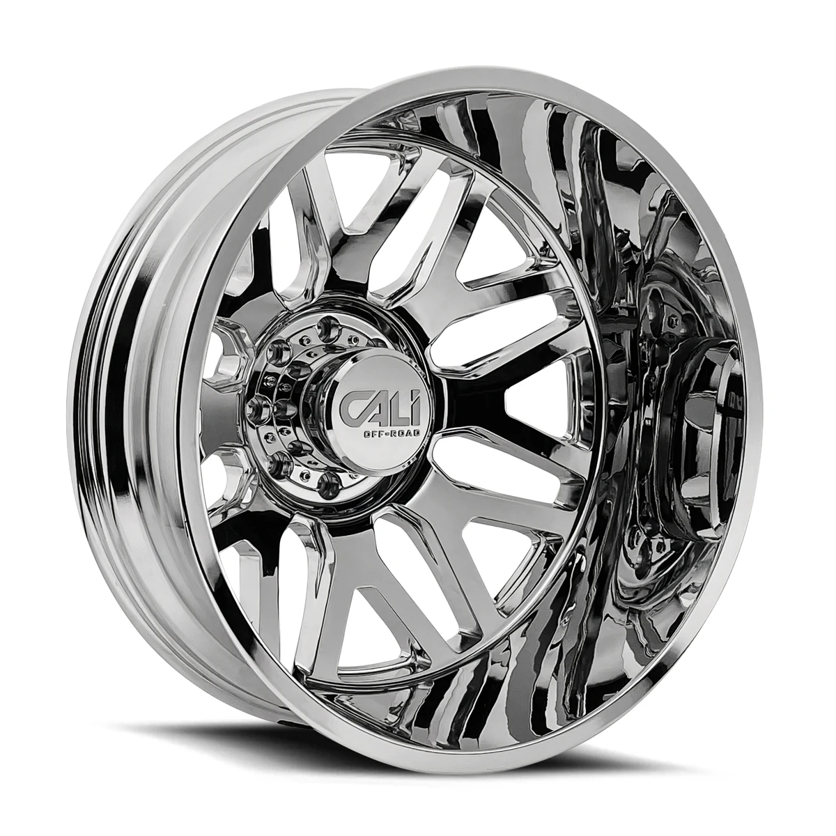 Cali Offroad Invader Dually Chrome 22 Inch Wheels