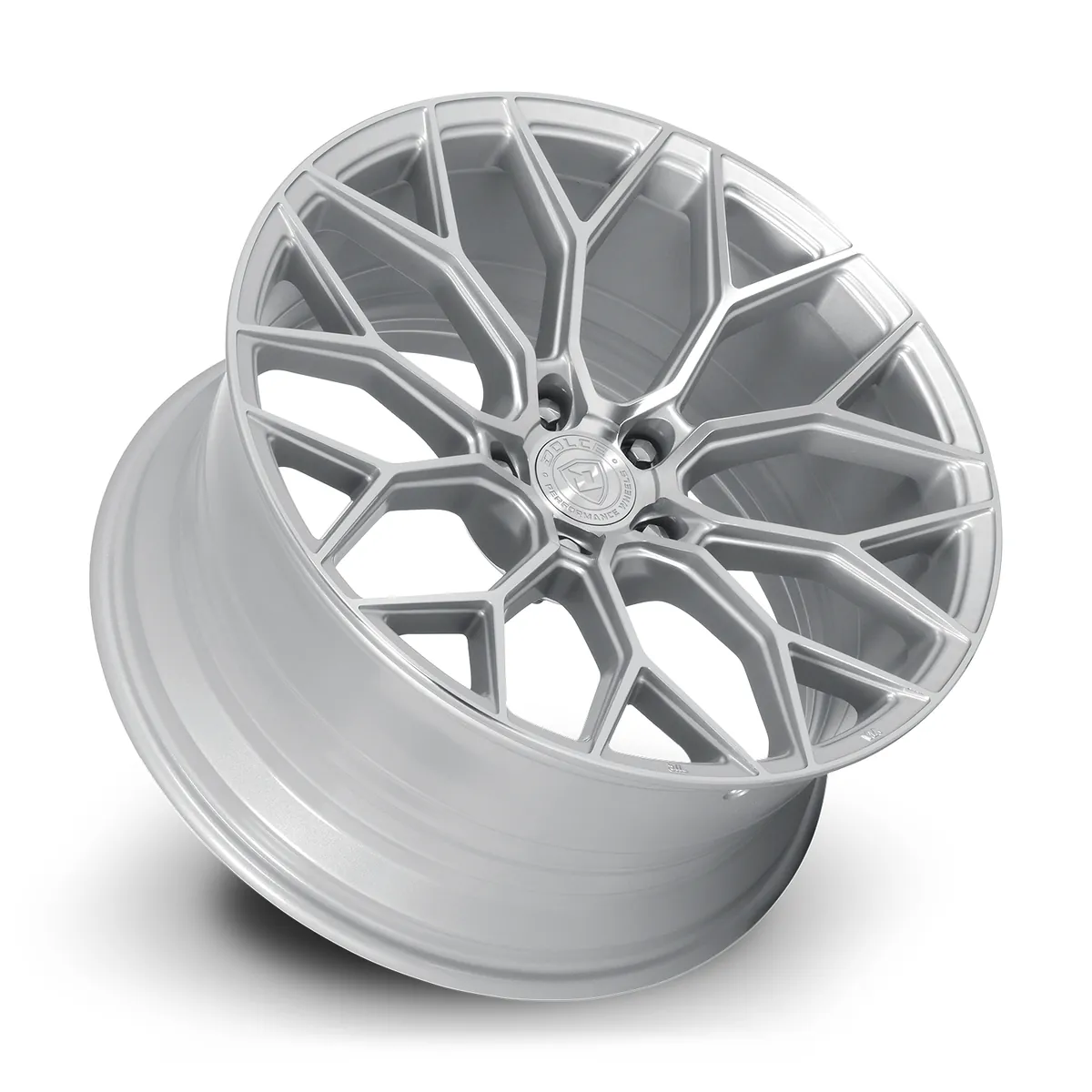 19 Inch Gloss Silver Machined Face 5 Lug Rims PISTA-98554GSF