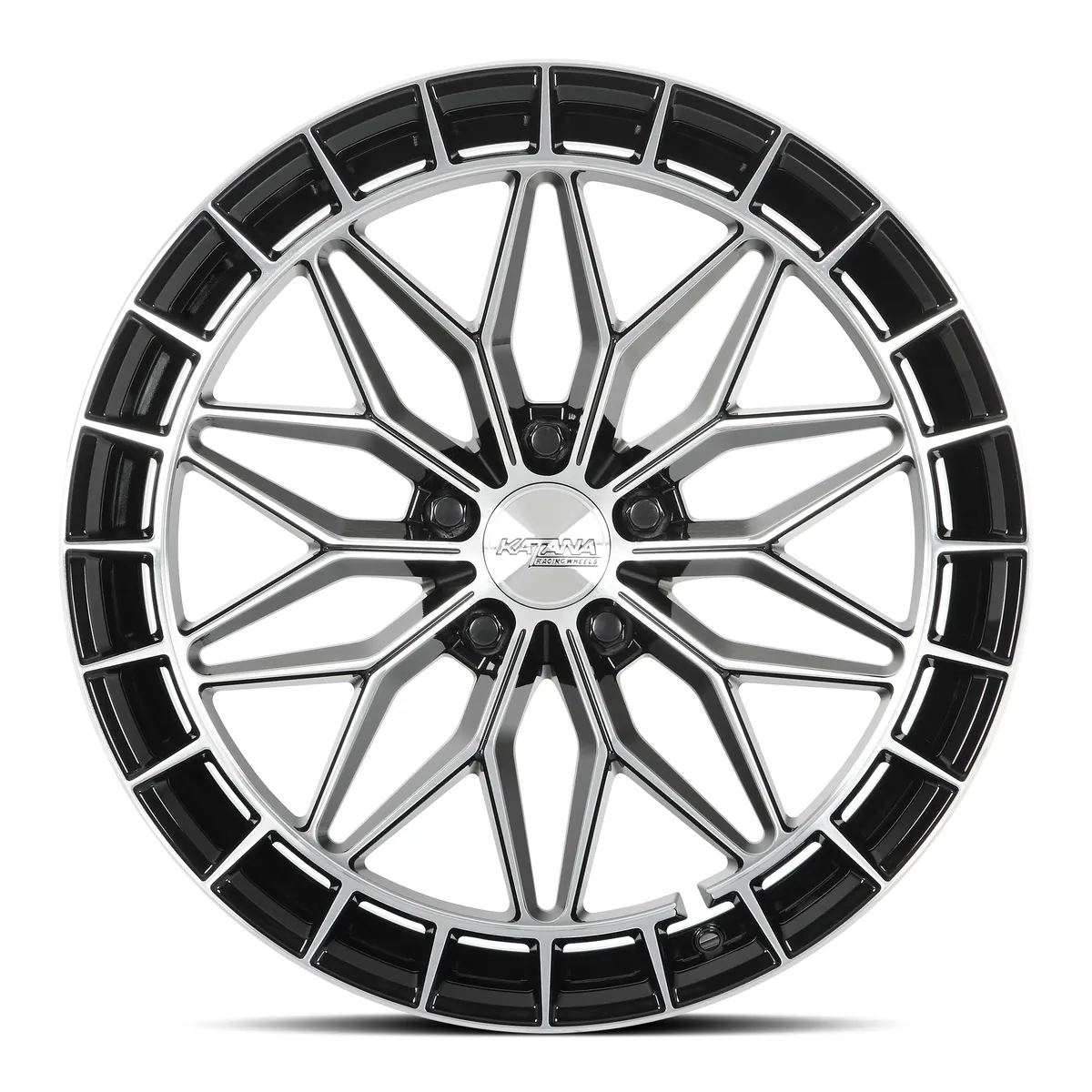 Katana Kr12 Gloss Black Machined Face Wheel