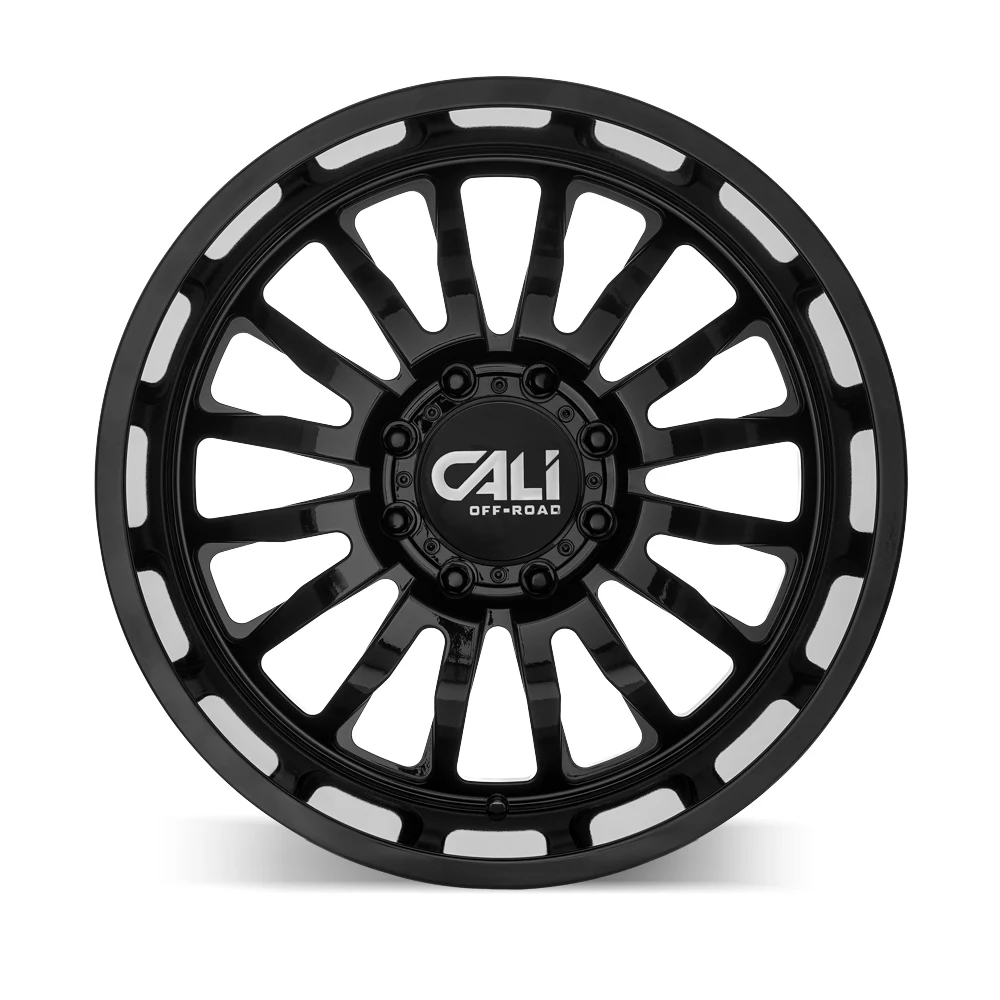 Summit Gloss Black Rims for Chevy Silverado 2500, Chevy Silverado 3500, Gmc Sierra 2500