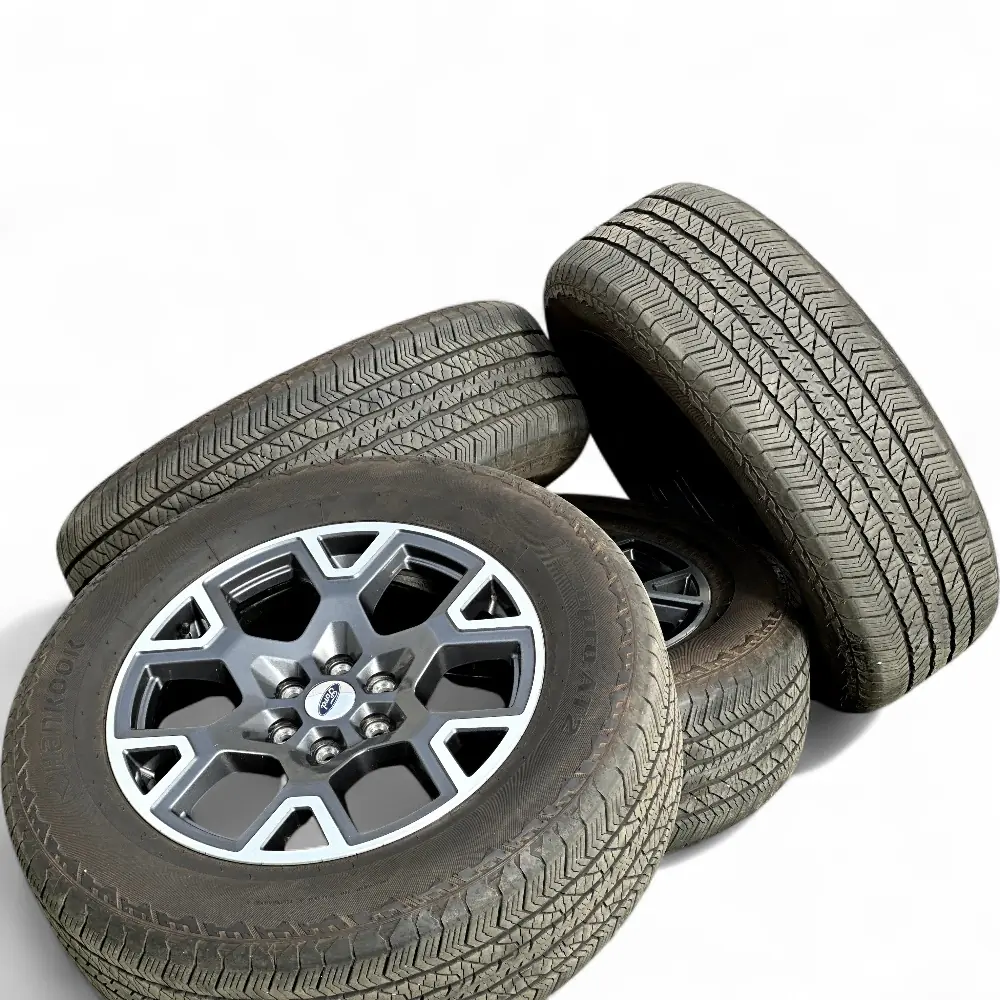 Ford + Hankook Ford 6 Split Spoke Charcoal Machined 20x8.5 Wheels 6x135 Rims with Hankook Dynapro AT2 RF11 275/60R20 Tires Wheel & Tire Package - View 5