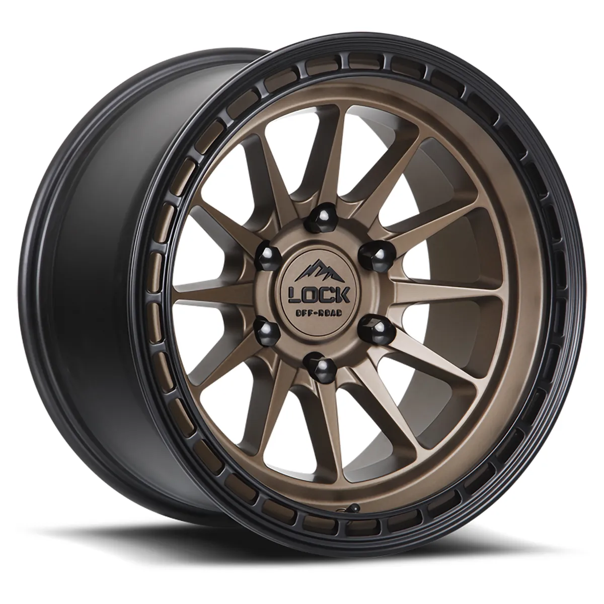 Baja Matte Desert Bronze With Matte Black Ring Rims for Honda Civic, Honda Accord, Toyota Camry