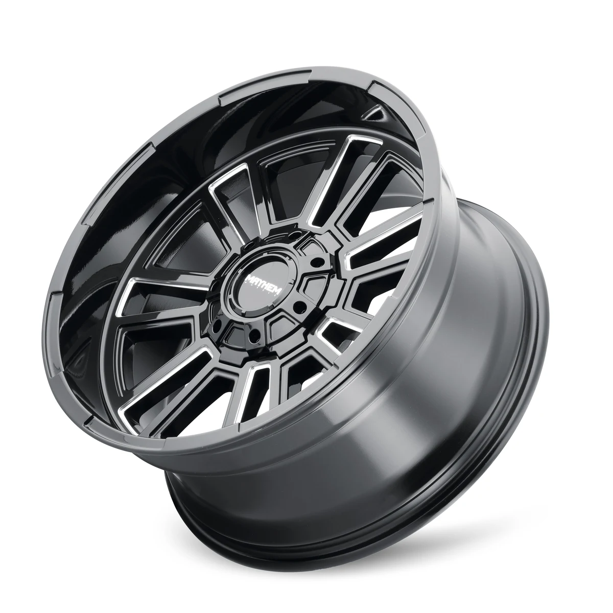 20 Inch Gloss Black Milled 6 Lug Ford Rims 8115-2937BM