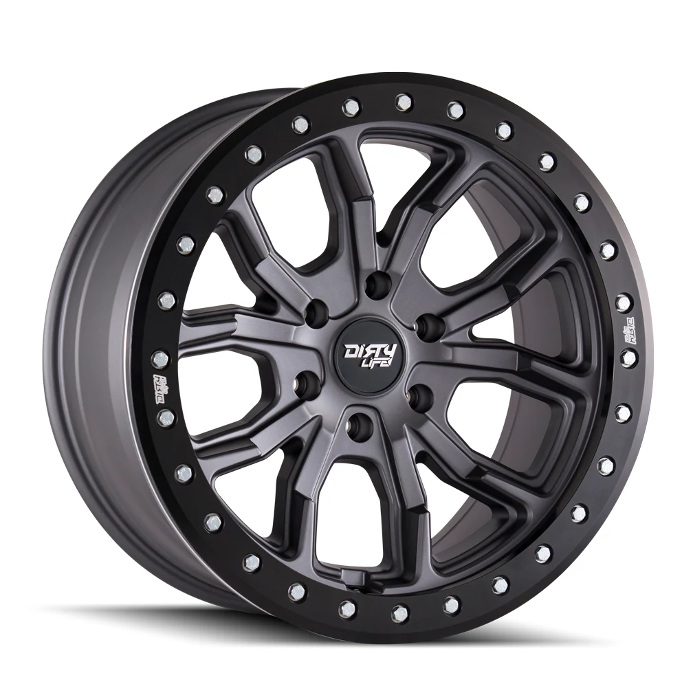 Dirty Life Dt-1 Satin Gunmetal Wheel Dirty Life Dt-1 Satin Gunmetal Wheel