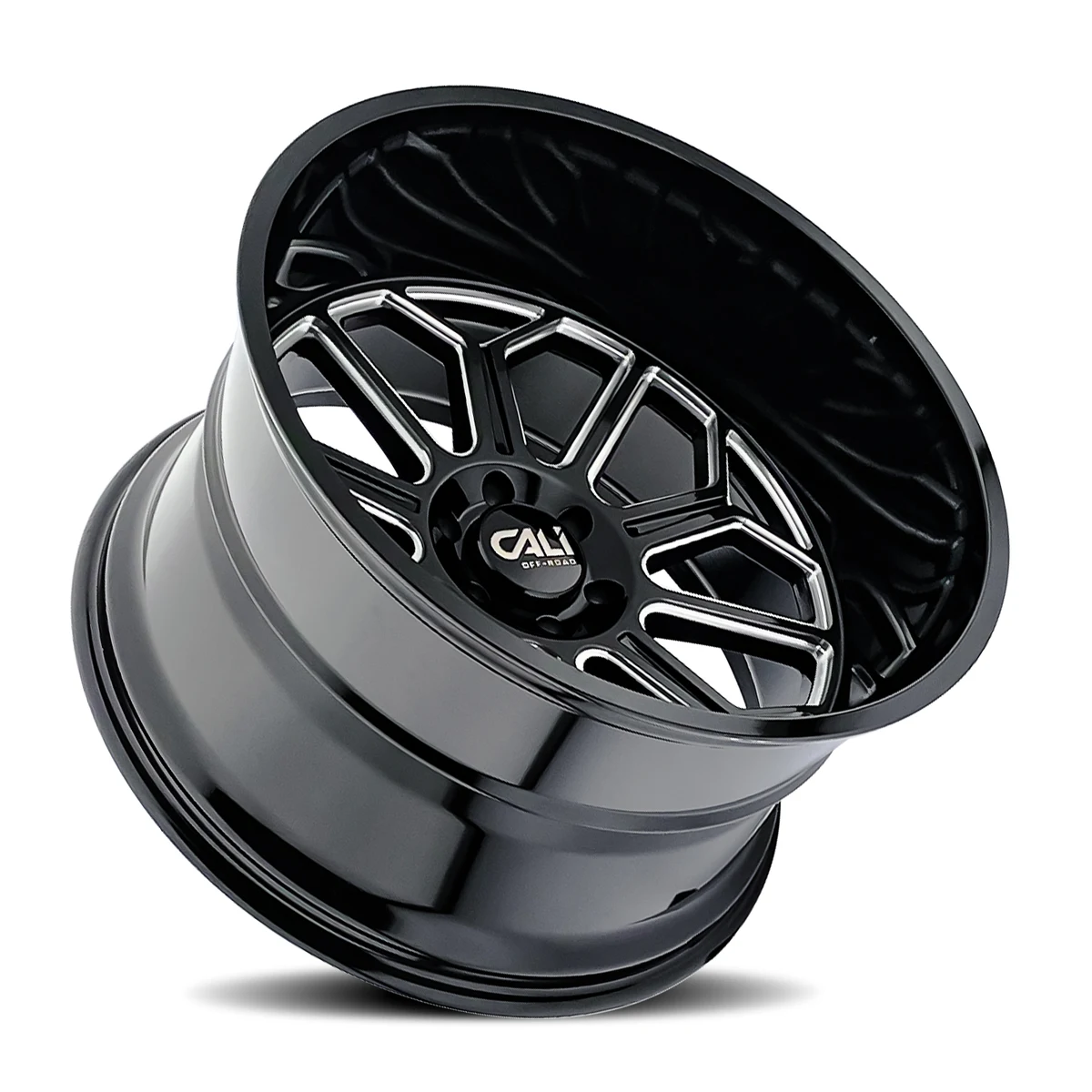 Auburn Gloss Black Milled Rims for Ford F250, Ford F350, Ford Excursion