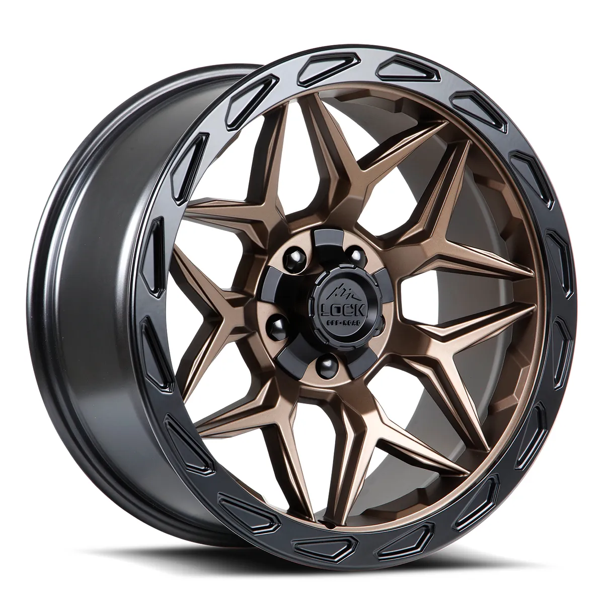 Matrix Matte Bronze With Matte Black Ring Rims 17x9 5X127/5X139.7 ET0