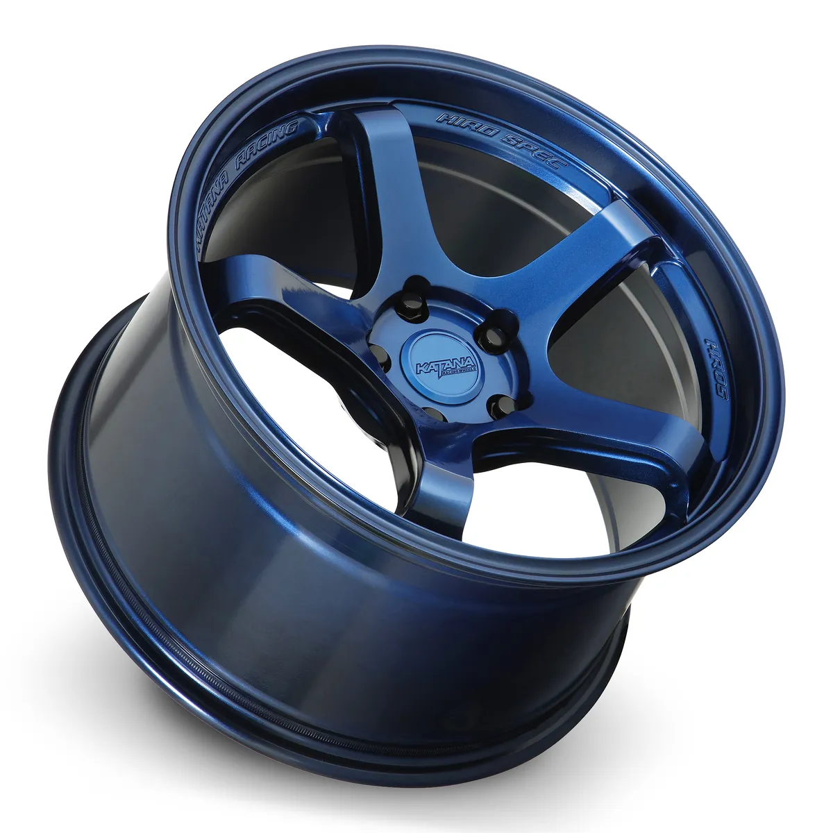 18 Inch Metallic Blue 5 Lug Rims HR05-1810554BLUE22