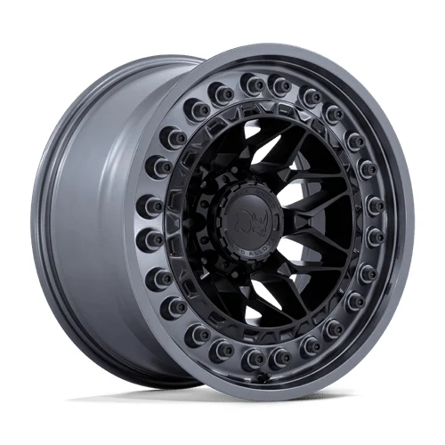20x10 ALPHA MATTE BLACK W/ GUNMETAL LIP Wheels 8x165.1 Bolt Pattern ET-18 20x10 ALPHA MATTE BLACK W/ GUNMETAL LIP Wheels 8x165.1 Bolt Pattern ET-18