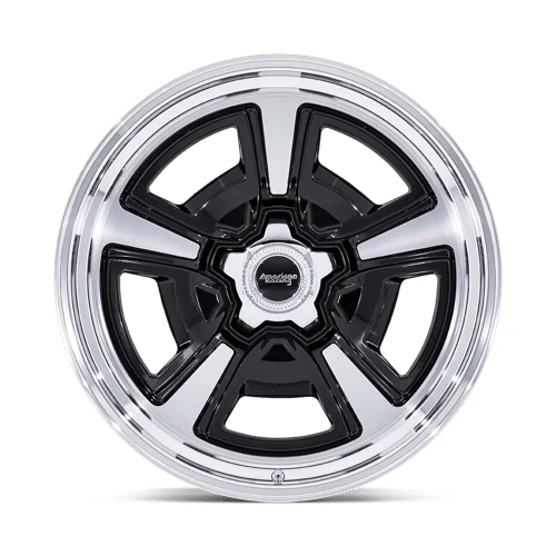 22 Inch GLOSS BLACK MCH W/ DIA-CUT LIP 5 Lug Jeep Rims VN517BD22105006