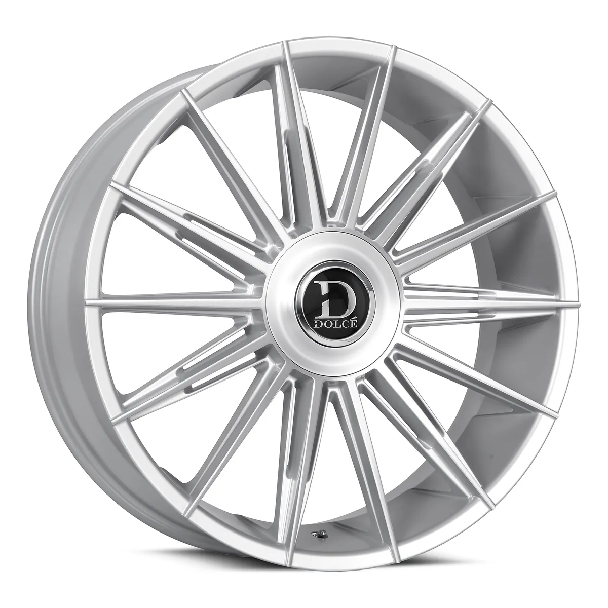 Mirelli Gloss Silver Brush Face Rims 24x10 None ET35