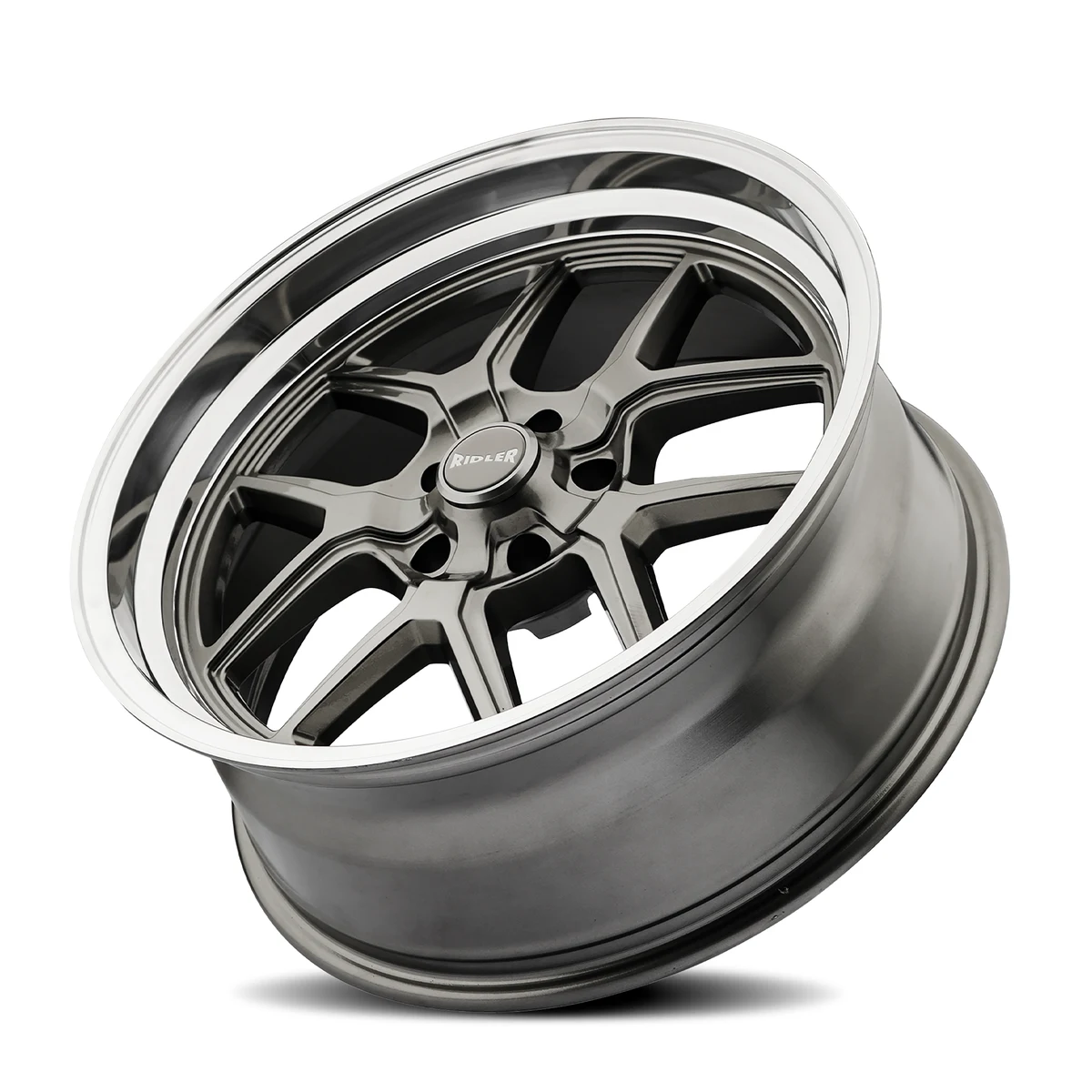 17 Inch Gloss Grey Polished 5X12065 Rims 610-7861G