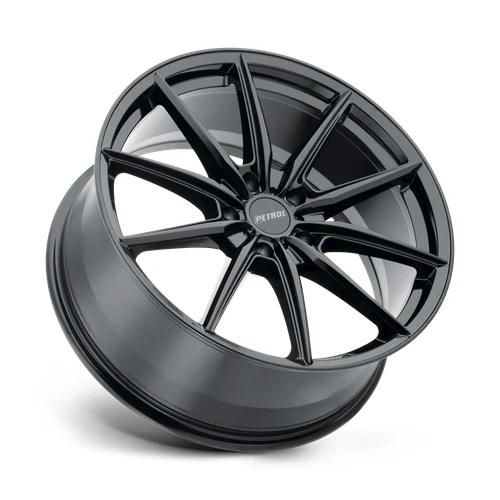 P4B GLOSS BLACK Rims for Honda Civic, Honda Accord, Toyota Camry