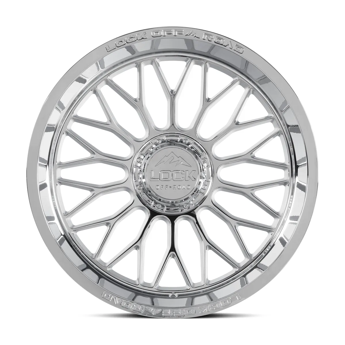 Lock Off-Road Rampage Lock Extreme Chrome Wheel
