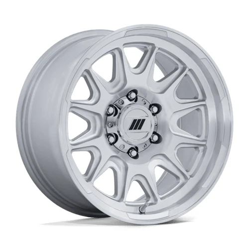 PRO COMP ALLOYS PA200 PULSE Wheels GLOSS SILVER W/ MACHINED FACE 17x8 Rims 6x139.7mm ET+20mm 17x8 PA200 PULSE GLOSS SILVER W/ MACHINED FACE Wheels 6x139.7 Bolt Pattern ET20