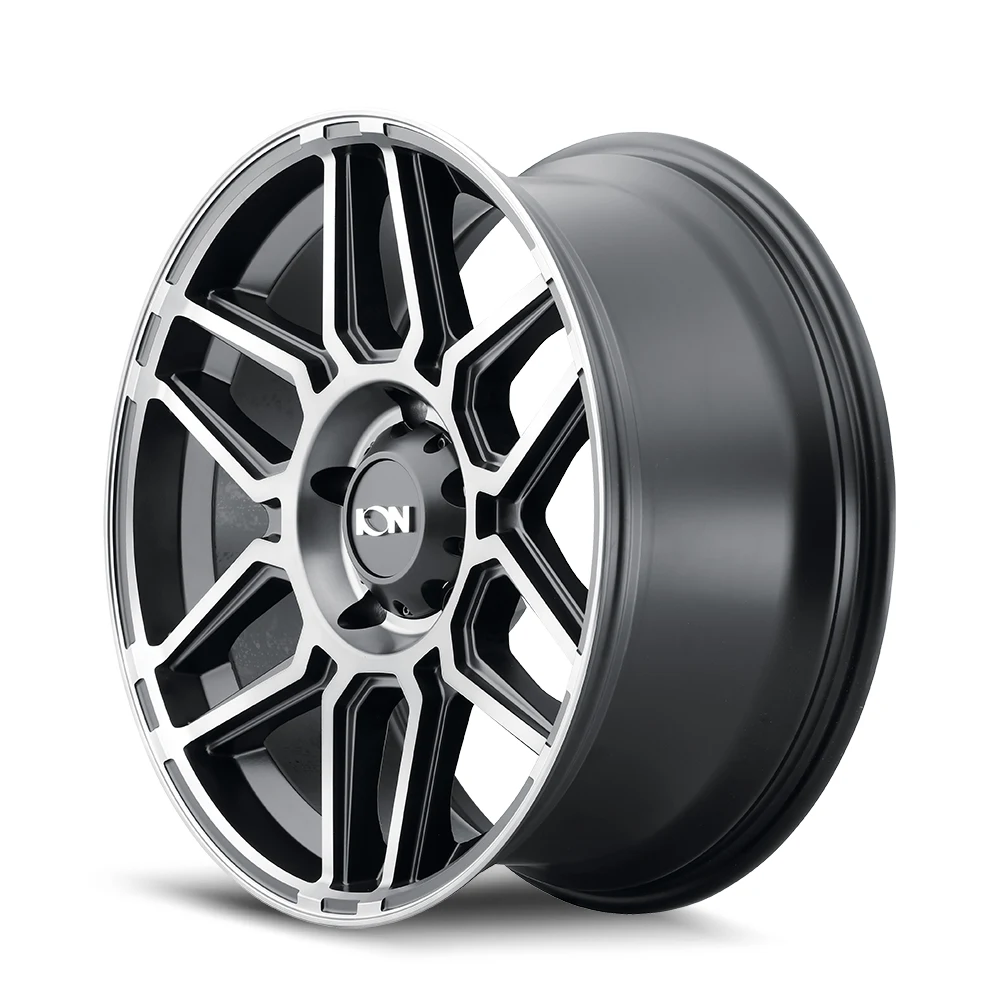146 Matte Black Machined With Dark Rims for Ford F250, Ford F350, Ford Excursion