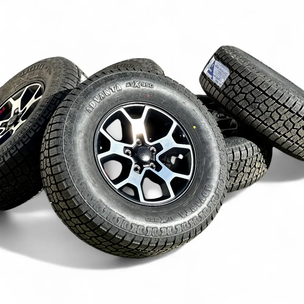 Jeep + Advanta Jeep 5 Y-Spoke Black Machined 17x7.5 Wheels 5x127 Rims with Advanta ATX-850 285/70R17 Tires Wheel & Tire Package - View 4