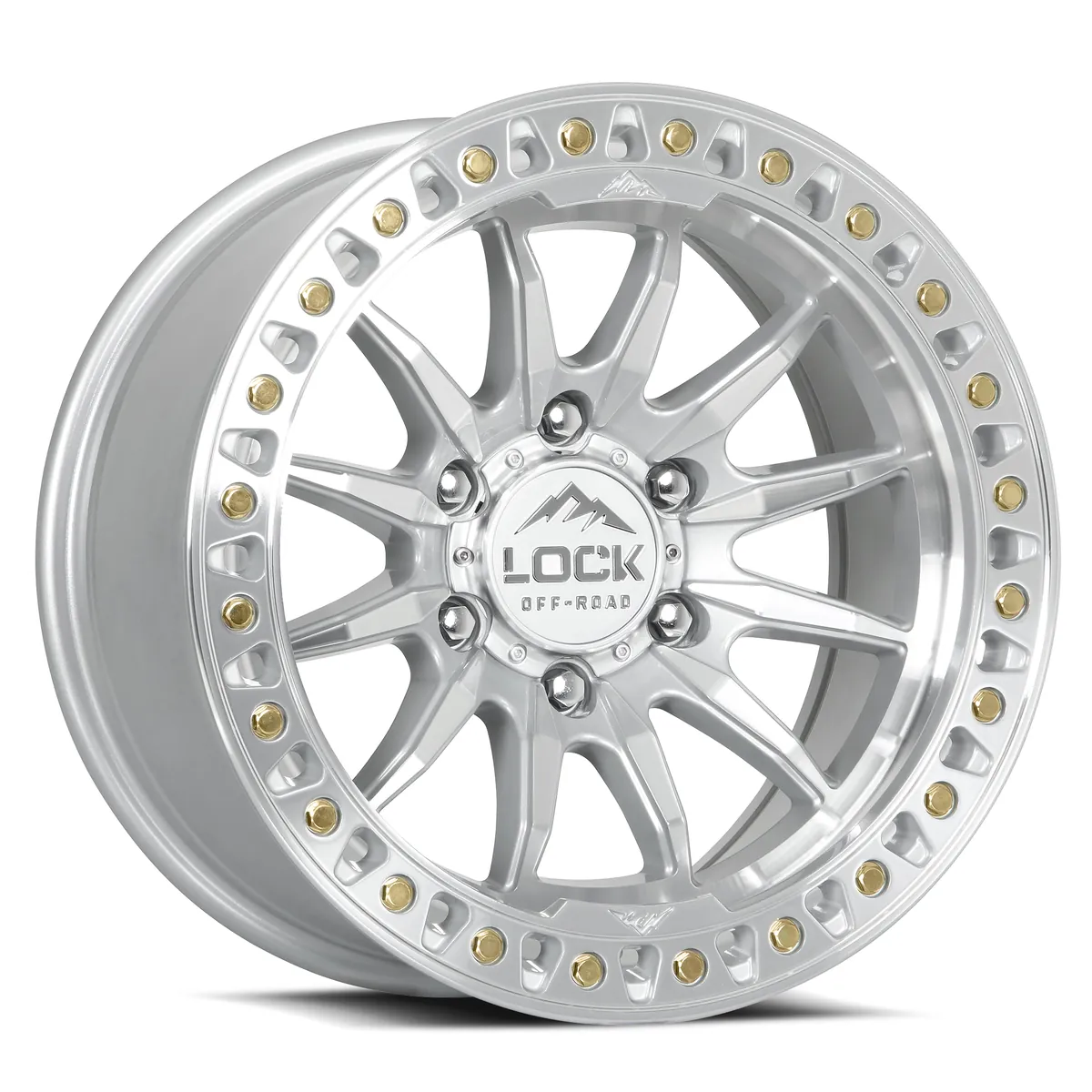 Trail Machined With Clear Coat Rims for Toyota Tacoma, Toyota 4Runner, Chevy Silverado