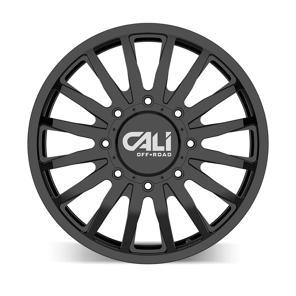 Summit Dually Gloss Black Rims for Dodge Ram 2500, Dodge Ram 3500, Chevy Silverado 2500 Classic