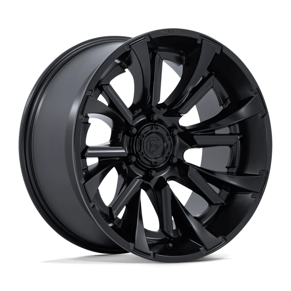 Fuel 1PC FC895 TANTRUM MATTE BLACK 22 Inch Wheels