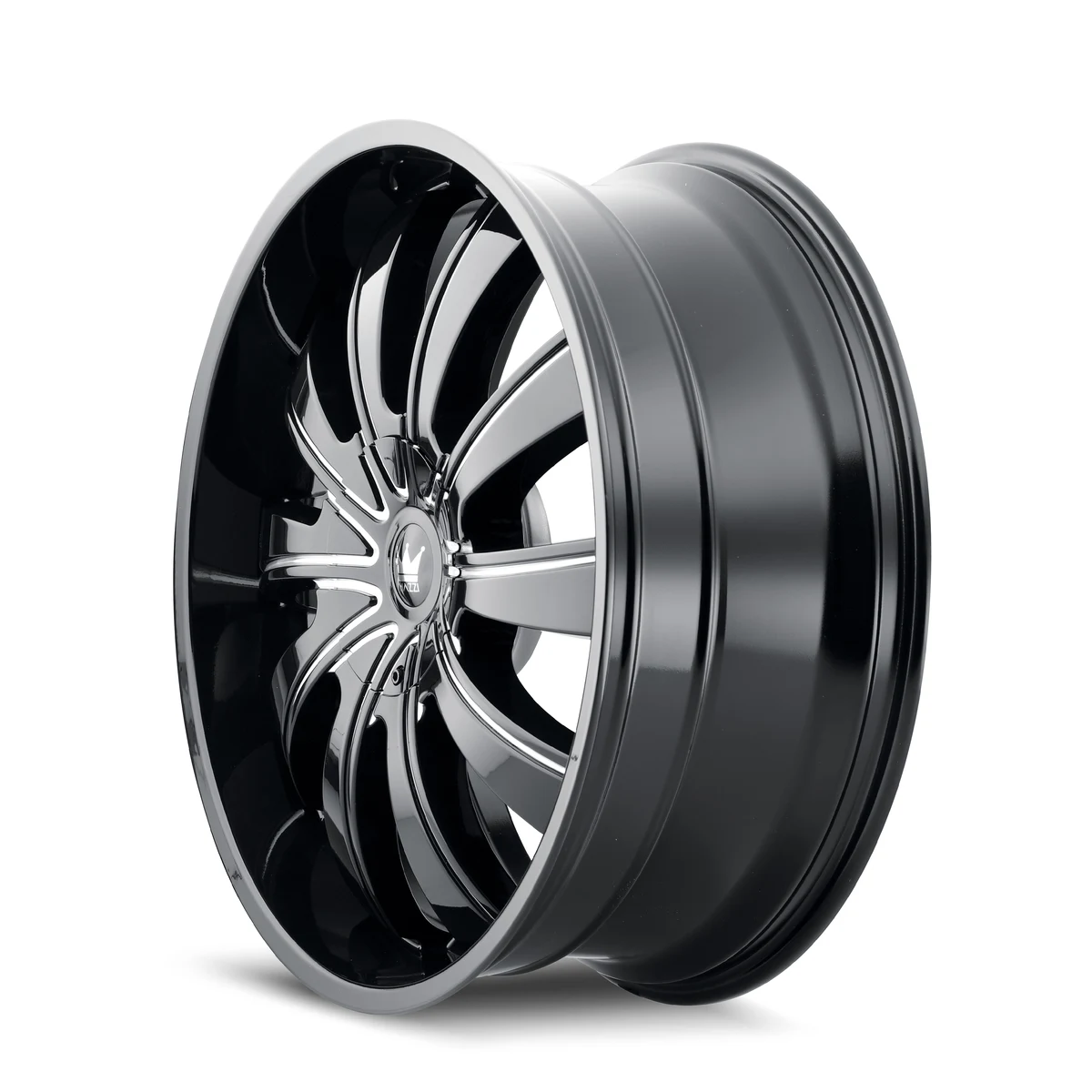 Rolla Gloss Black Milled Rims for Jeep Wrangler, Jeep Grand Cherokee, Jeep Gladiator