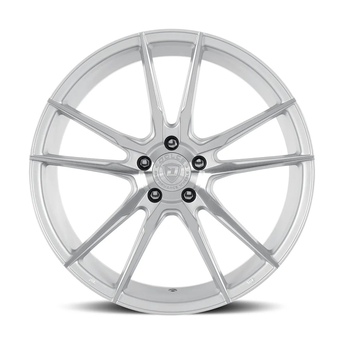 Dolce Vain Gloss Silver Machined Face Wheel