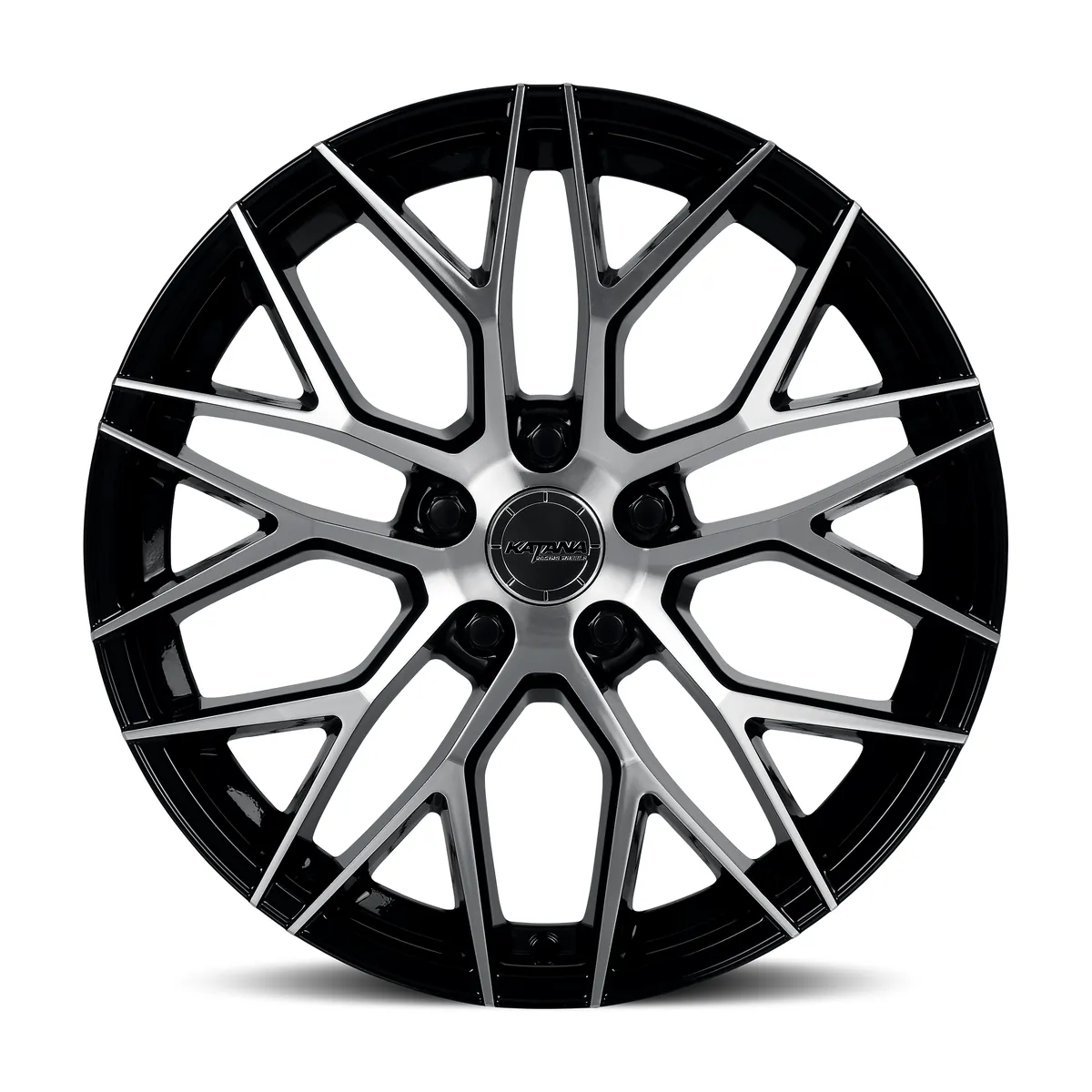 Katana Kr01 Gloss Black Machined Face Wheel
