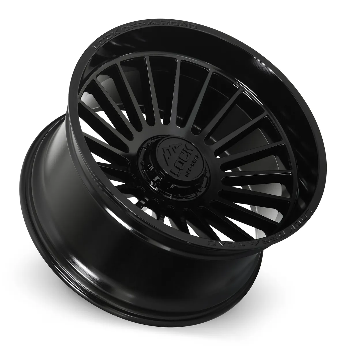 20 Inch Lock Extreme Gloss Black 8 Lug Rims INVASION-2186GB