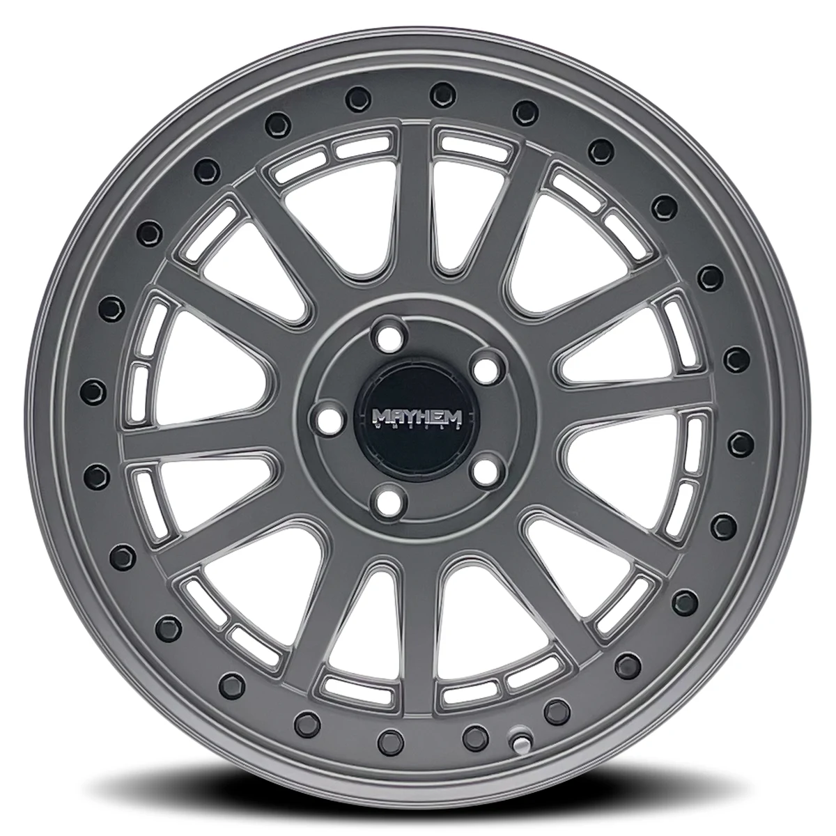 17 Inch Matte Gunmetal 5 Lug Jeep Rims 8305-7973MGT