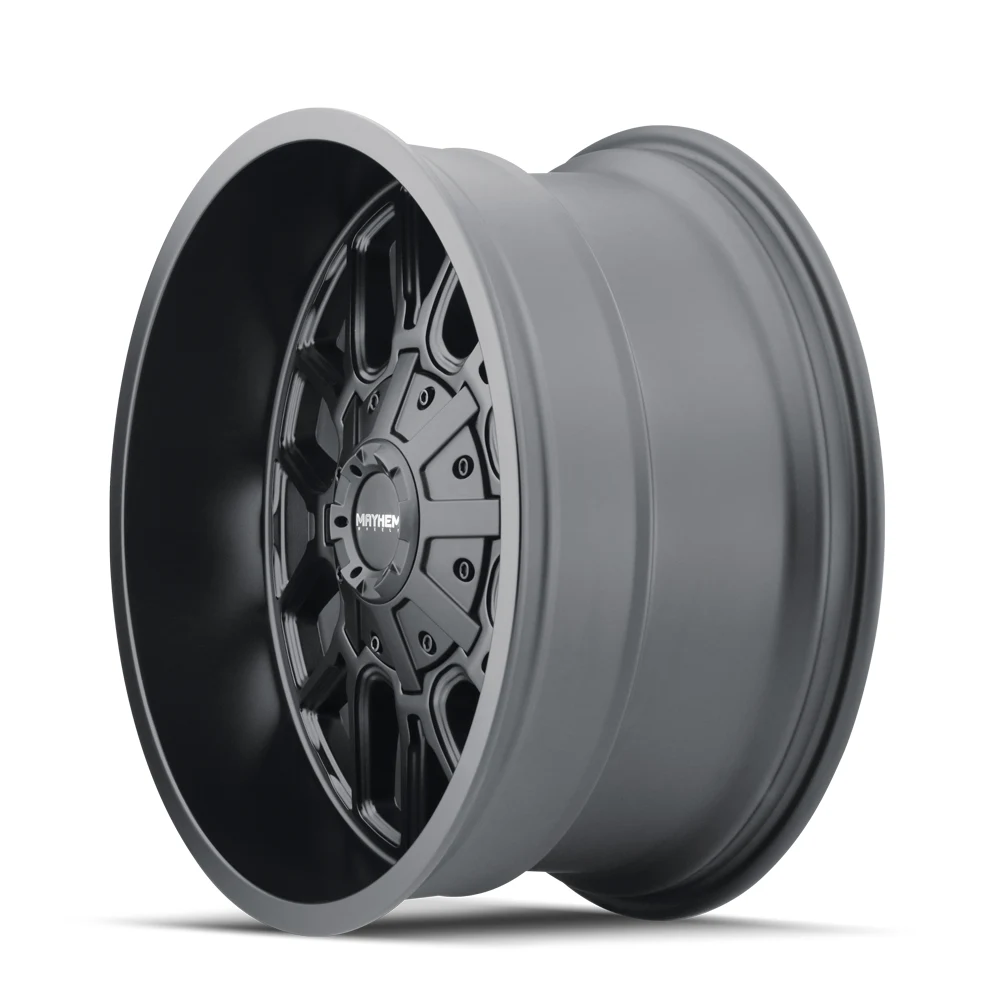 Cogent Matte Black Rims for Dodge Ram 2500, Dodge Ram 3500, Chevy Silverado 2500 Classic