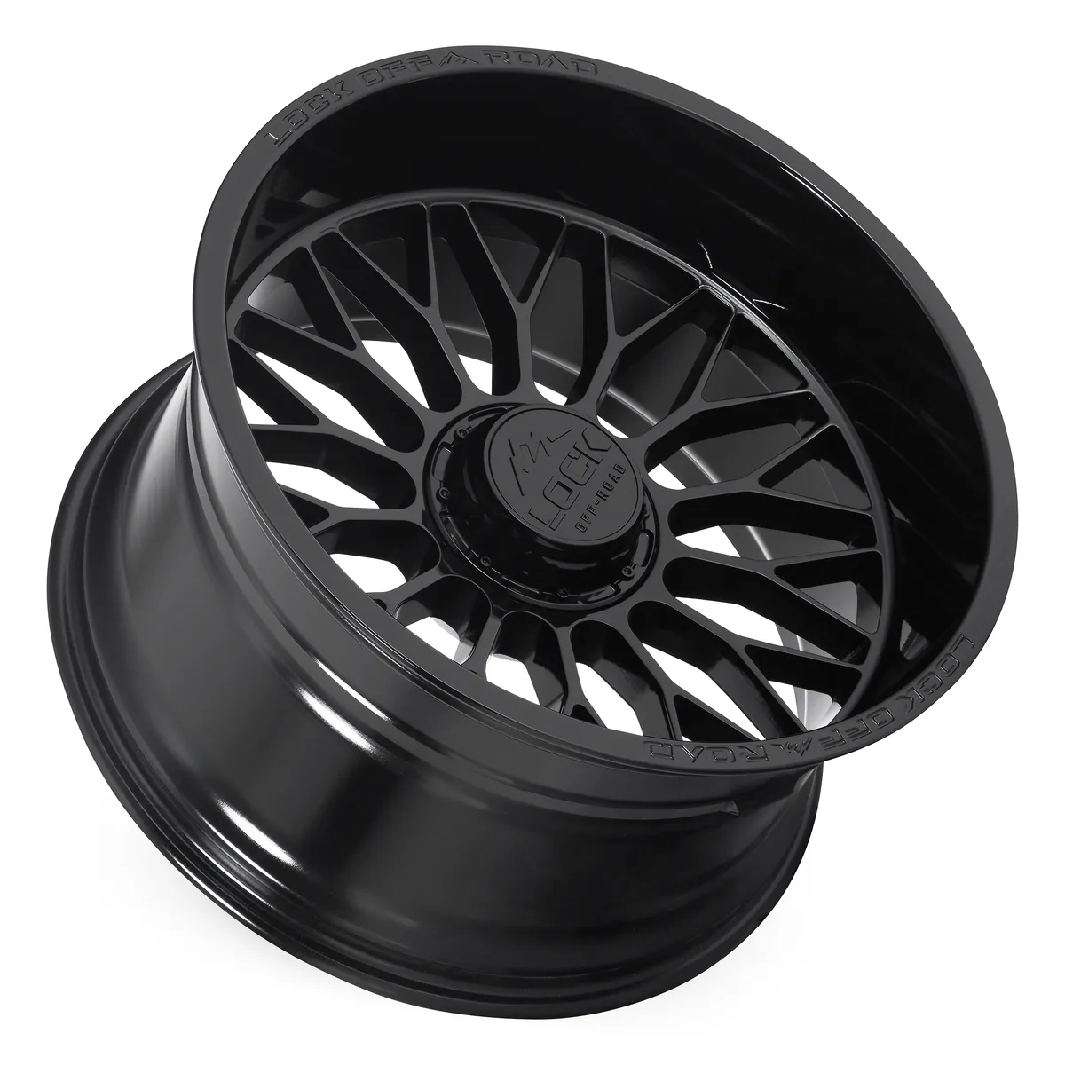 20 Inch Lock Extreme Gloss Black 6X1356X1397 Rims RAMPAGE-2936GB