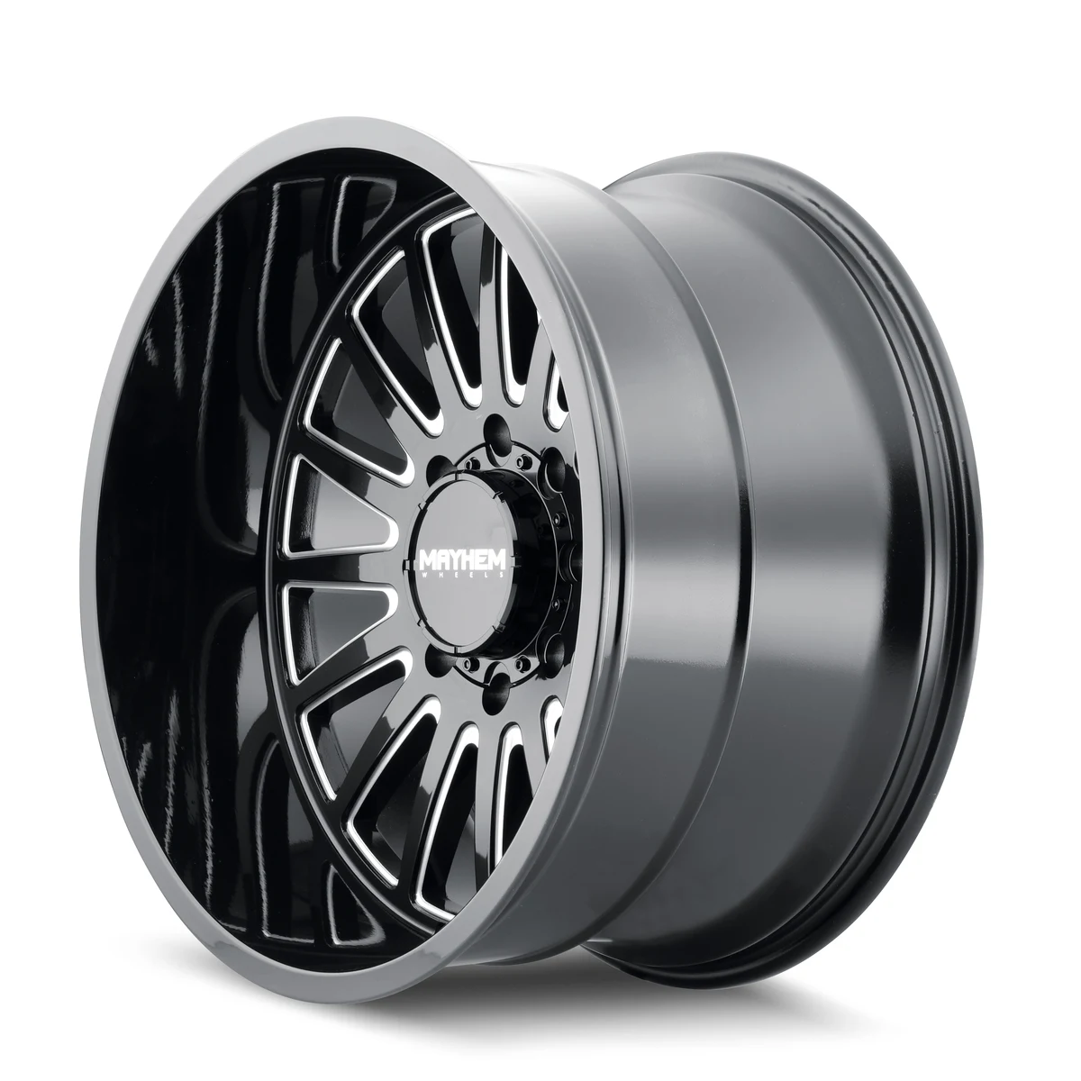 Utopia Gloss Black Milled Rims for Toyota Tacoma, Toyota 4Runner, Chevy Silverado