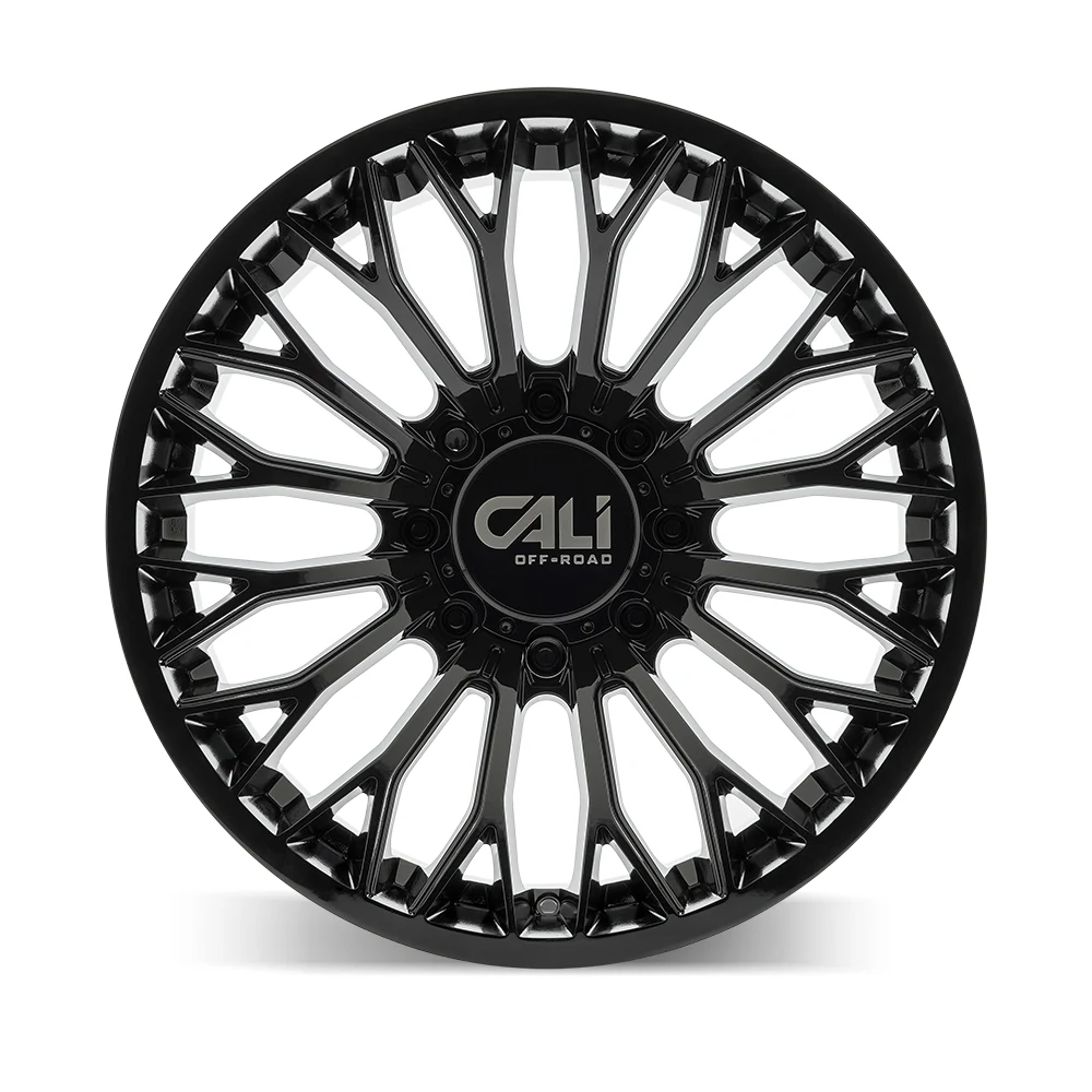 Evoke Gloss Black Rims for Dodge Ram 2500, Dodge Ram 3500, Chevy Silverado 2500 Classic