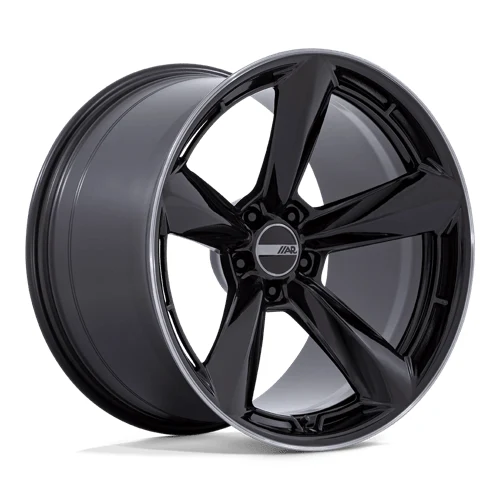 American Racing TTF GLOSS BLACK W/ DDT LIP Wheel American Racing TTF GLOSS BLACK W/ DDT LIP Wheel