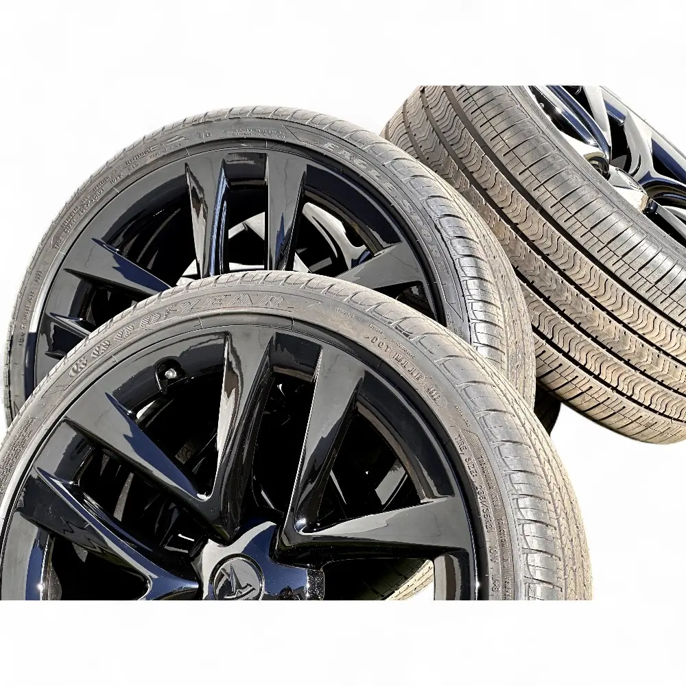 Tesla + Goodyear Tesla 10 Spoke Powder Coat Charcoal 21x9.5 Wheels 5x120 Rims with Goodyear Eagle Sport All-Season 265/35R21 Tires Wheel & Tire Package - View 5