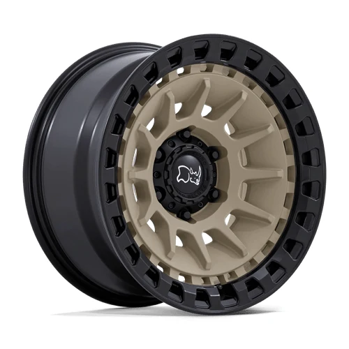 Black Rhino Hard Alloys BARRAGE DESERT SAND ON MATTE BLACK Wheel