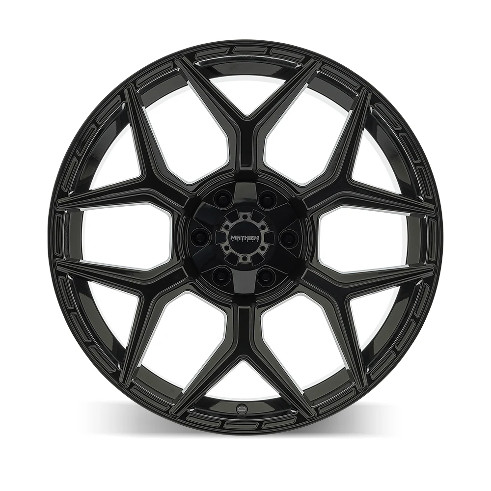 Vanquish Gloss Black Rims for Jeep Wrangler, Jeep Grand Cherokee, Jeep Gladiator