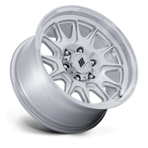 PA200 PULSE GLOSS SILVER W/ MACHINED FACE Rims for Toyota Tacoma, Toyota 4Runner, Chevy Silverado