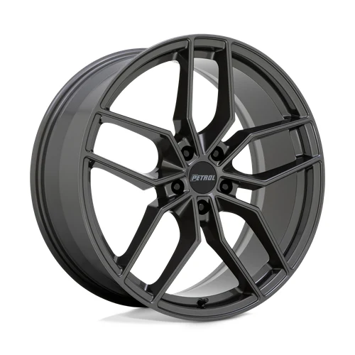 PETROL P5C Wheels GLOSS GUNMETAL 18x8 Rims 5x115mm ET+40mm 18x8 P5C GLOSS GUNMETAL Wheels 5x115 Bolt Pattern ET40