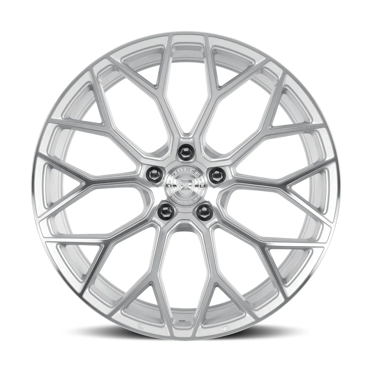 Dolce Pista Gloss Silver Machined Face Wheel