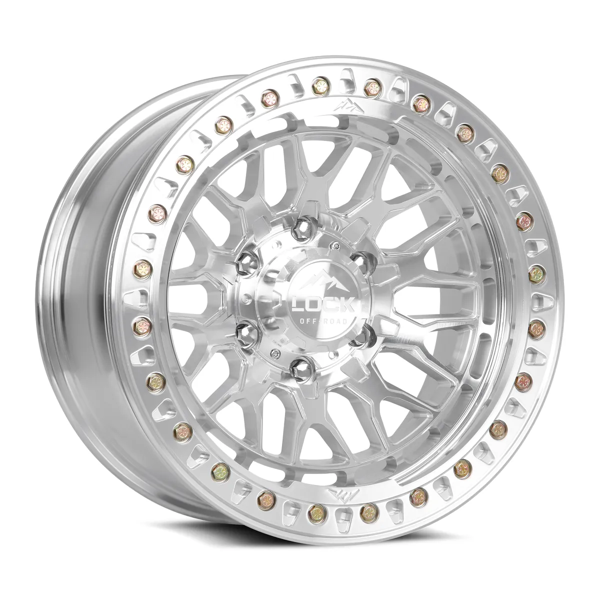 Invader Forged Beadlock Raw Machined Forged Rims for Toyota Tacoma, Toyota 4Runner, Chevy Silverado