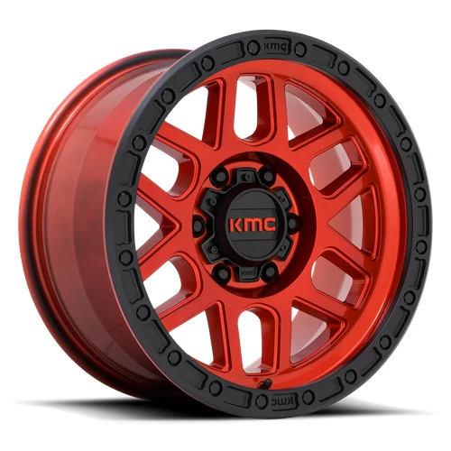 KMC KM544 MESA CANDY RED W/ BLACK LIP Wheel KMC KM544 MESA CANDY RED W/ BLACK LIP Wheel