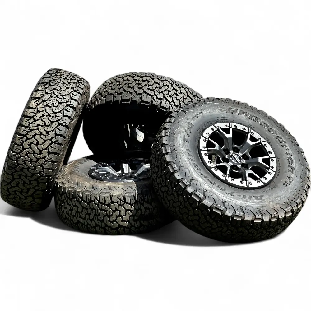 Ford + BFGoodrich Ford 6 Y-Spoke Powder Coat Charcoal 17x8.5 Wheels 6x135 Rims with BFGoodrich ALL-TERRAIN T/A KO2 37x12.50R17LT Tires Wheel & Tire Package - View 6