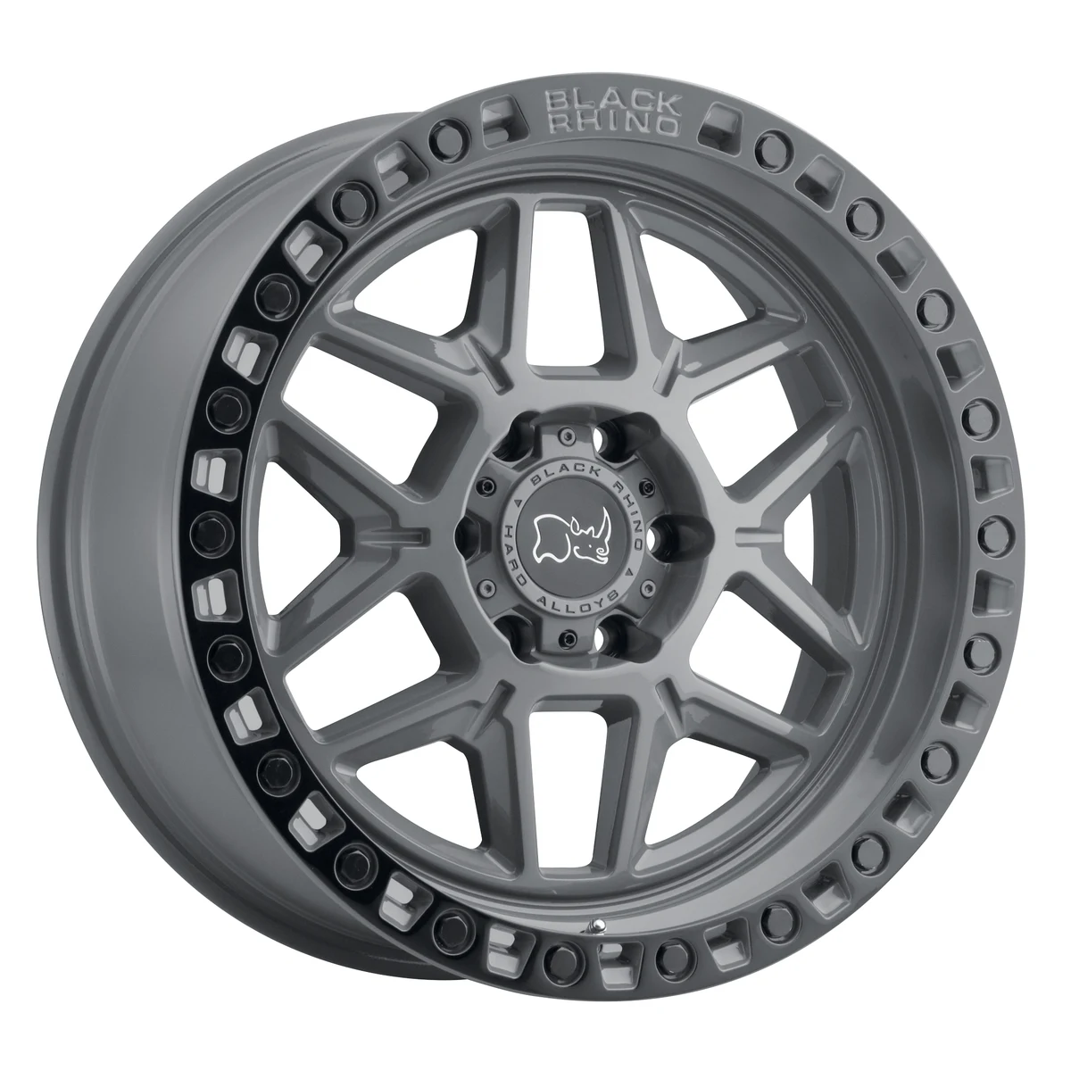 Black Rhino Hard Alloys KELSO BATTLESHIP GRAY W/ BLACK RING Wheel Black Rhino Hard Alloys KELSO BATTLESHIP GRAY W/ BLACK RING Wheel