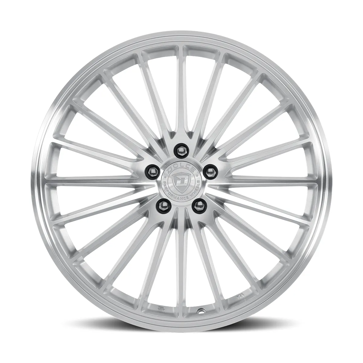 Dolce Ghost Gloss Silver Machined Face Wheel
